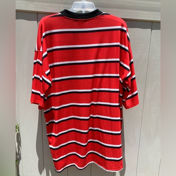 💥LAST CALL💥 PRETTYLITTLETHING Stripe Oversize Boyfriend T-Shirt Dress Sz 8 Top - Picture 4 of 8